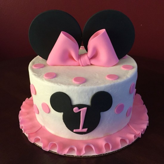1st birthday Mickey Cake