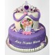 Baby Crown Photo Cake