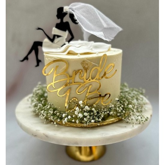 Bride To Be Fancy Cake