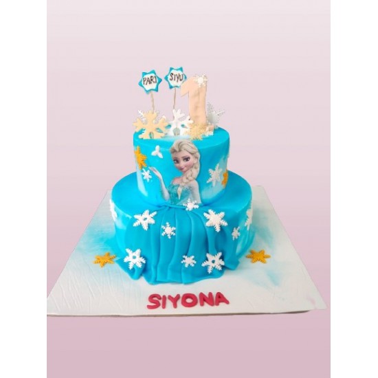 Cinderella 1st Birthday Cake