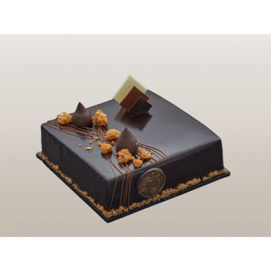 Desirable Chocolate Strips Cake
