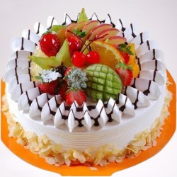 Mesmarizing white Choco Fruit Cake