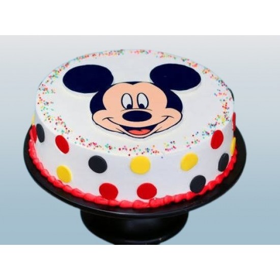 Micky Mouse Photo Cake