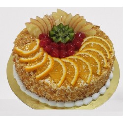 Tempting Butterscotch Fruit Cake