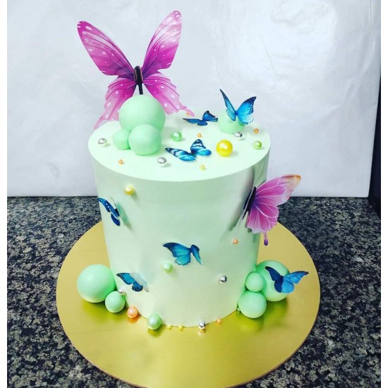 Charming butterfly cake