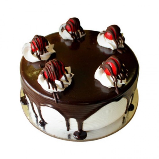 Chocolate dropping cake