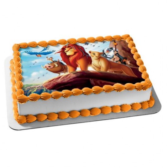 Lion King Photo Cake