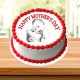 Mother's love Photo Cake