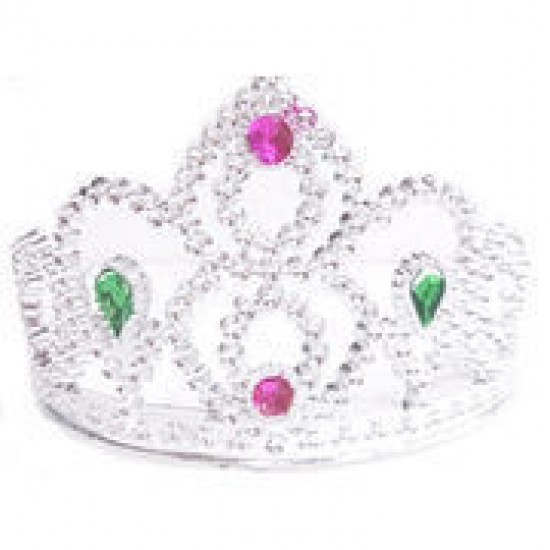 Silver color crown for girl
